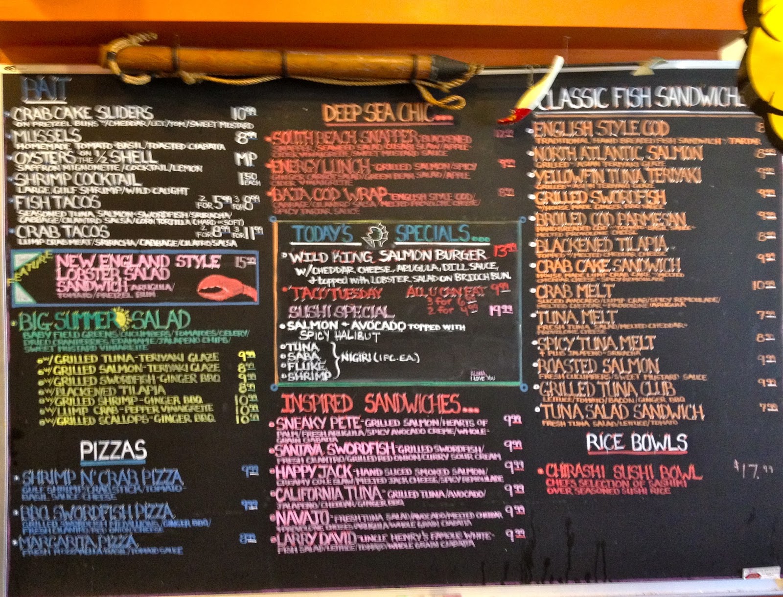 FORK 2 MOUTH Penn Avenue Fish Company Hook, Line, and Sinker