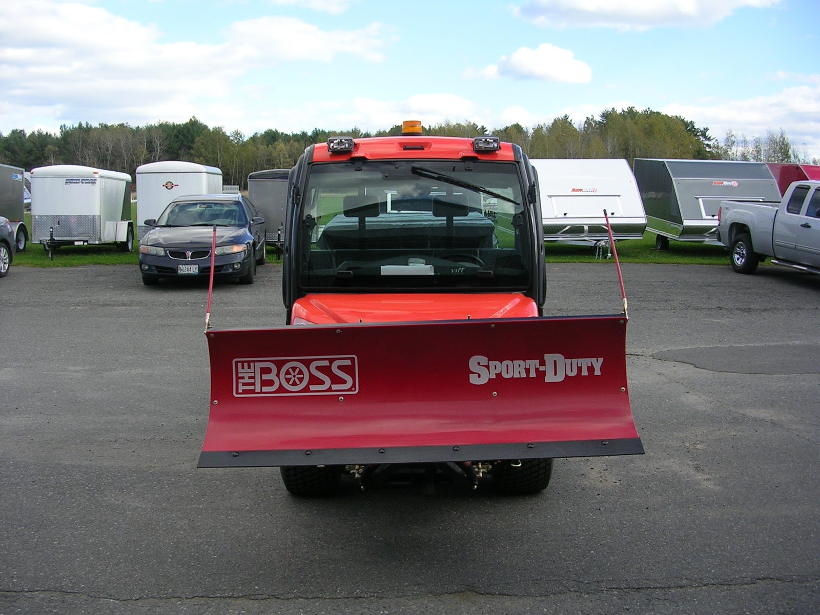 Michaud's Trailers Winslow Maine Boss UTV Snow Plows & Salt Dogg