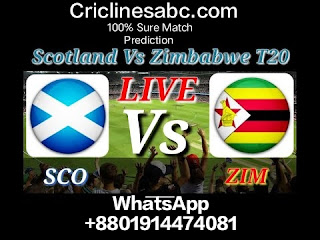 Zimbabwe vs Scotland T20 3rd Match 100% Sure Match Prediction