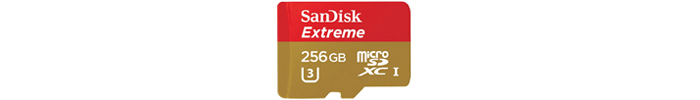 SanDisk Extreme microSDXCカード 256GB