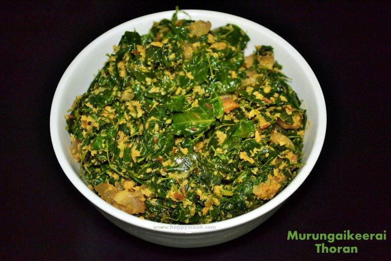 Murungai keerai Thoran Recipe Muringayila Thoran Drumstick leaves