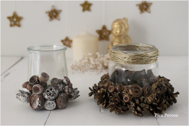 decoracion-mesa-navidad-diy-botes-velas-frutos-otoño