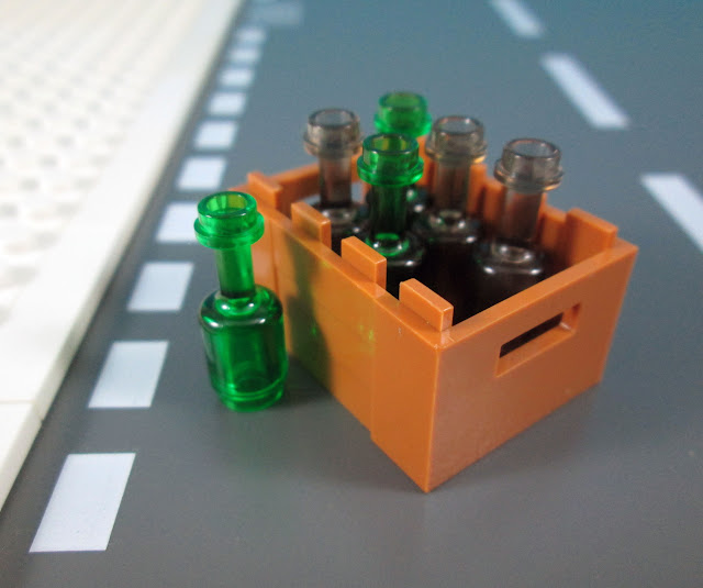 Reciclagem para todos - MOC LEGO Ecoponto Vidro no ecoponto verde