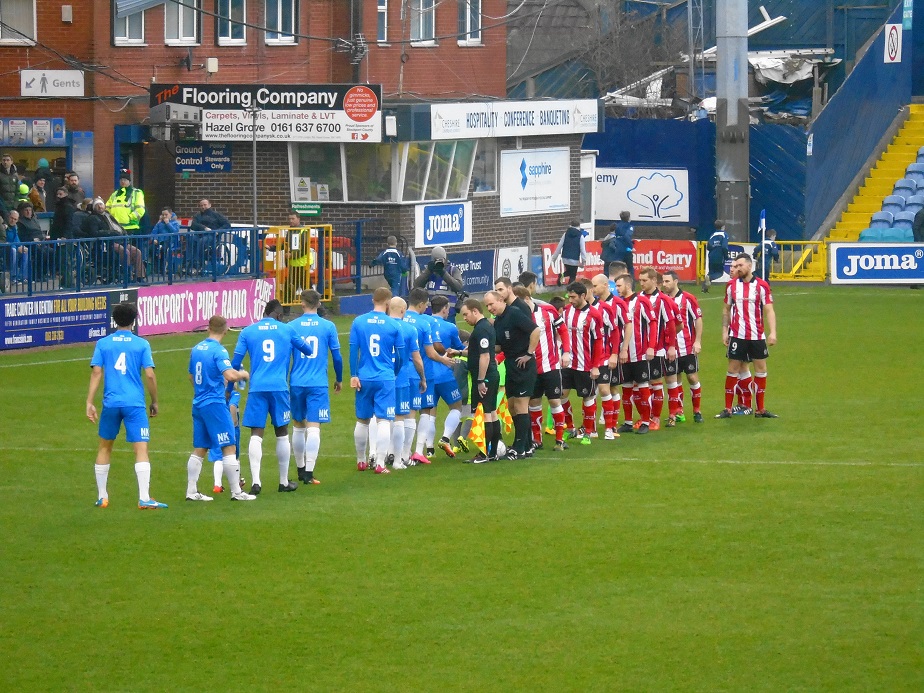 STOCKPORT COUNTY 3 ALTRINCHAM 0 (VANARAMA NATIONAL LEAGUE NORTH) 17