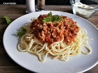 Receta de espaguetis a la boloñesa