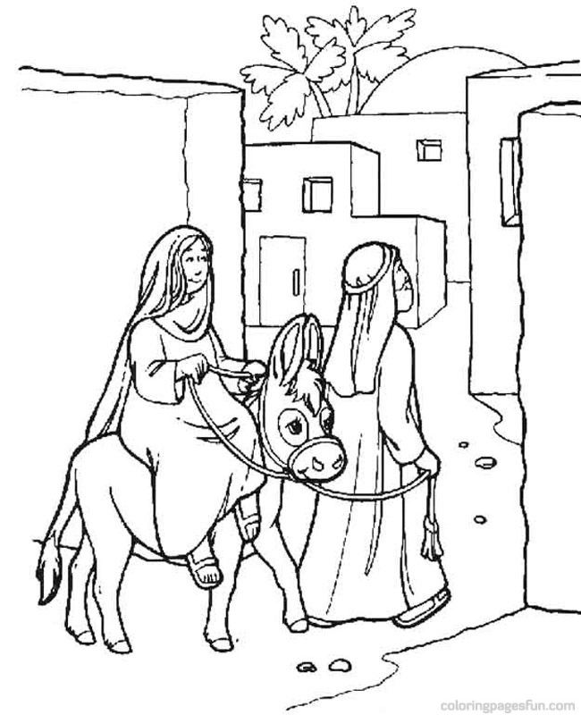 Christmas Story Coloring Pages Coloring Print
