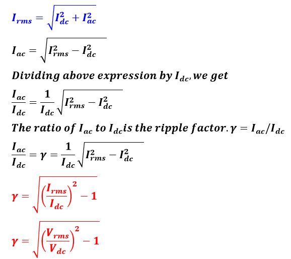 Electrical and Instrumentation Engineering What is Ripple and Ripple