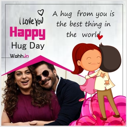 Romantic  Hug Day Status in Hindi