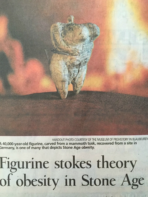 Stone Age figurine shows obesity existed even then.