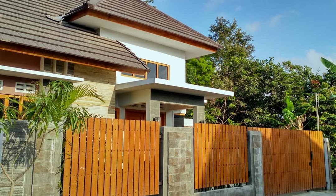 Pagar Kayu Teras Depan Jual pagar kayu ulin motif sisir 100 cm di lapak pagar sumber