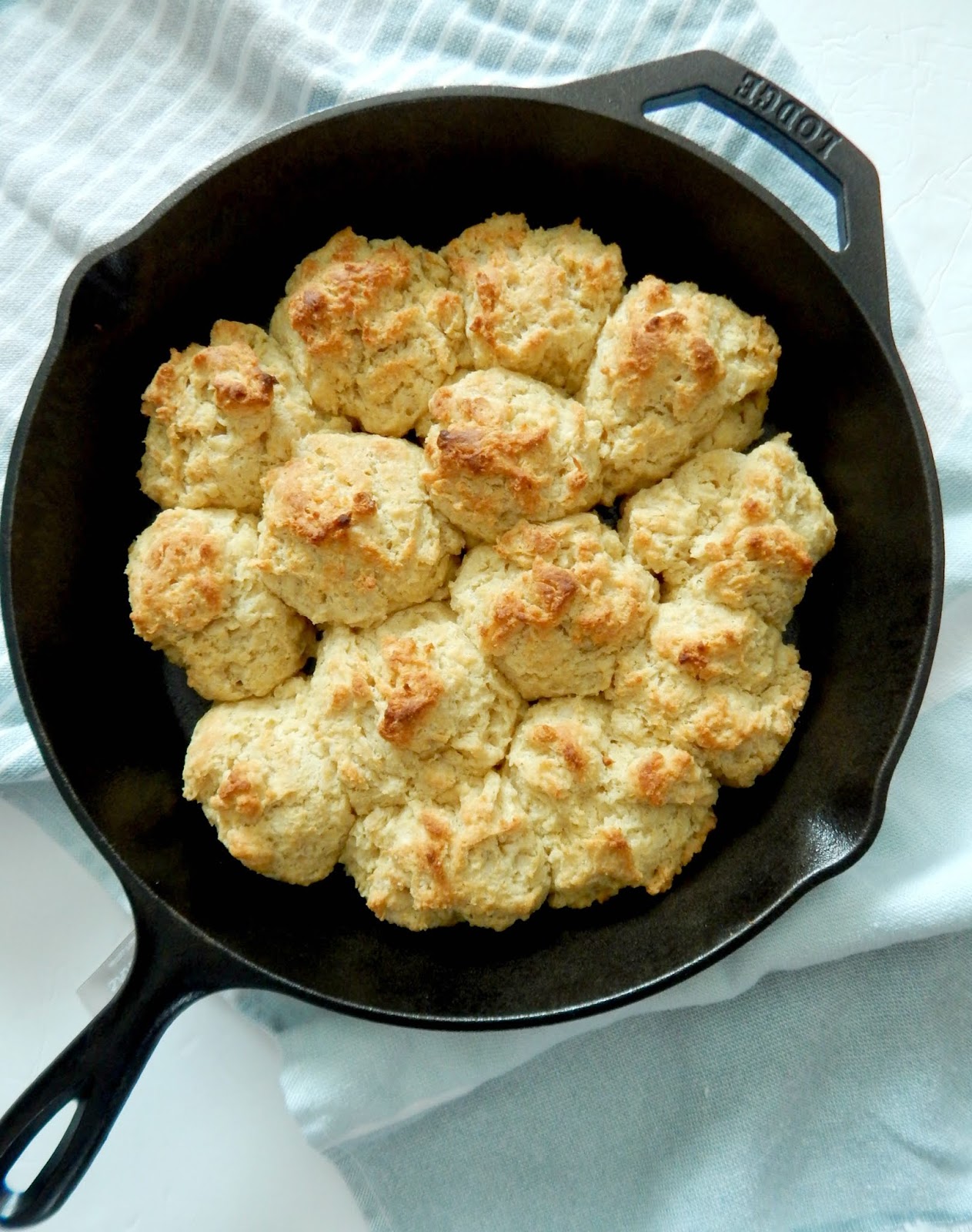 Cast Iron Skillet Biscuits  Recipe from Your Homebased Mom