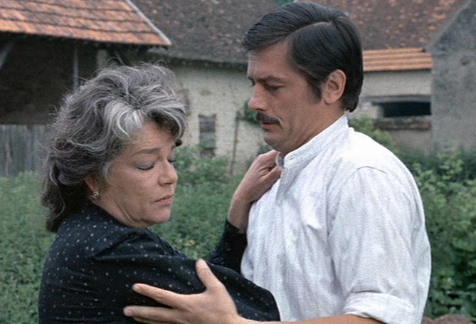 Film Avec Alain Delon Et Simone Signoret GREAT OLD MOVIES: THE WIDOW COUDERC