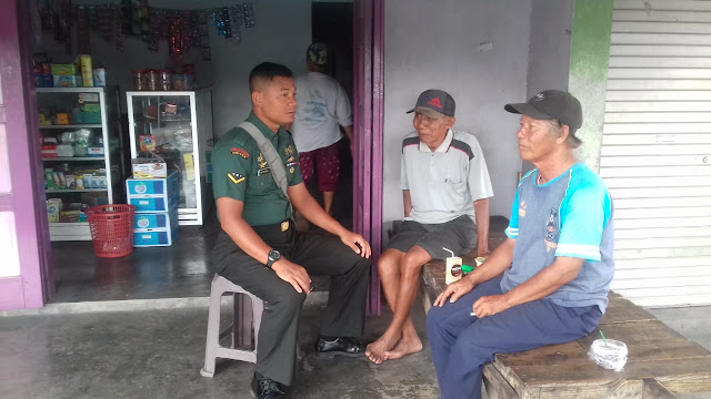 Babinsa Jalin Sarana Sinergitas Melalui Komsos Dengan Warga Binaan