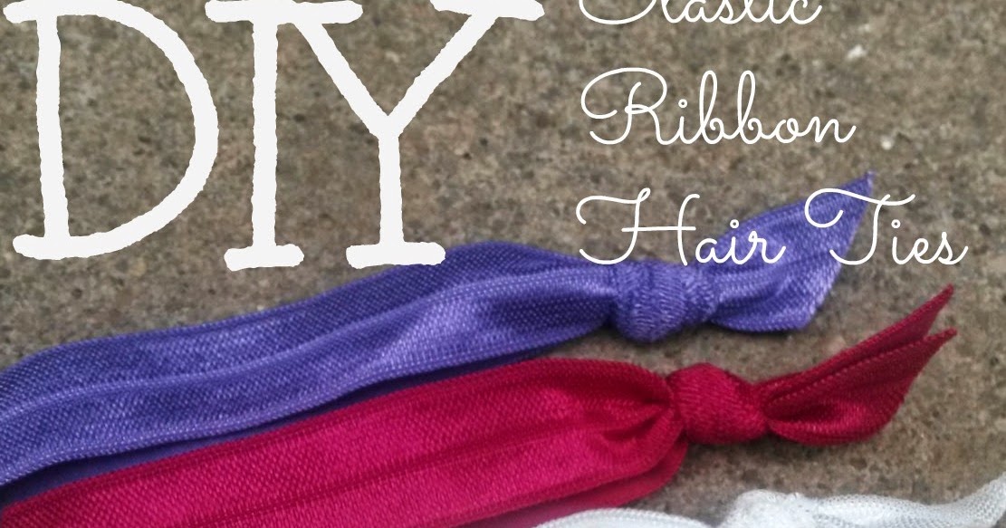 Smith and Blessings: Fun Friday: DIY Elastic Ribbon Hair Ties