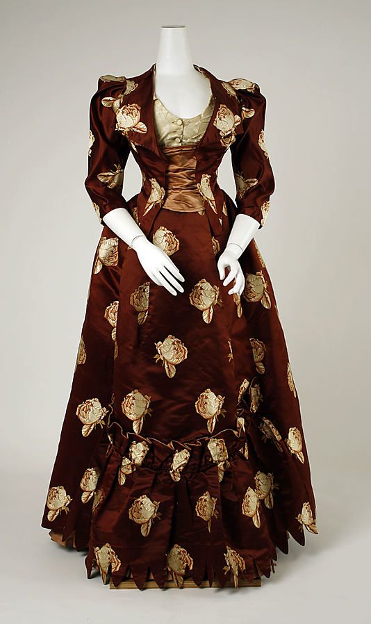 All The Pretty Dresses Late 1880's Bustle Era Dress, Worth!