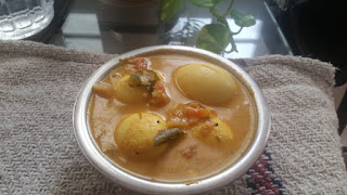 motte saaru, egg curry south Indian style