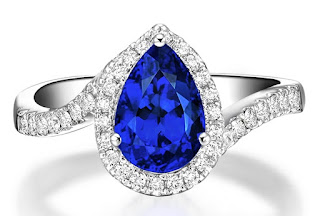 Nhẫn cưới đá xanh Sapphire