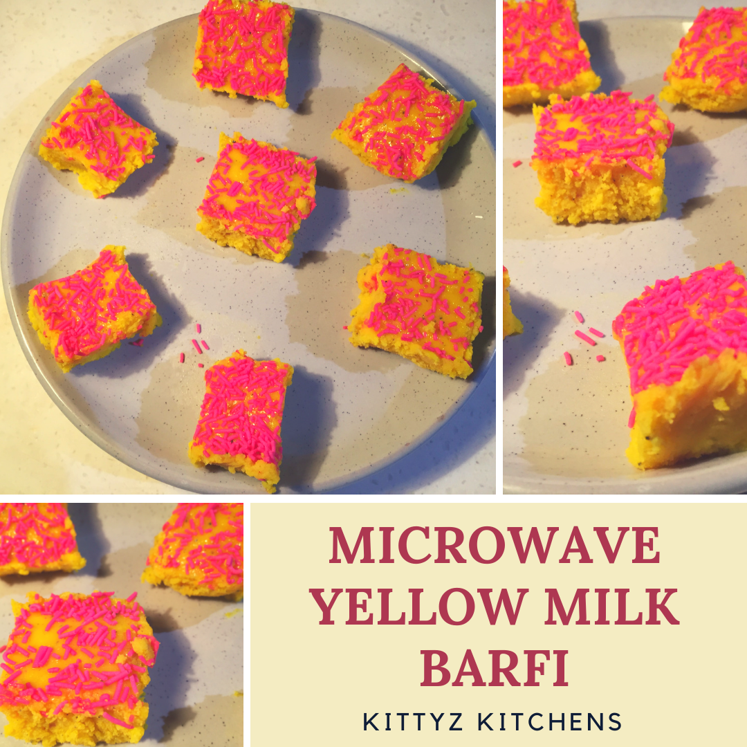Yellow Milk Barfi Recipe Double Cream Microwave Barfi Recipe