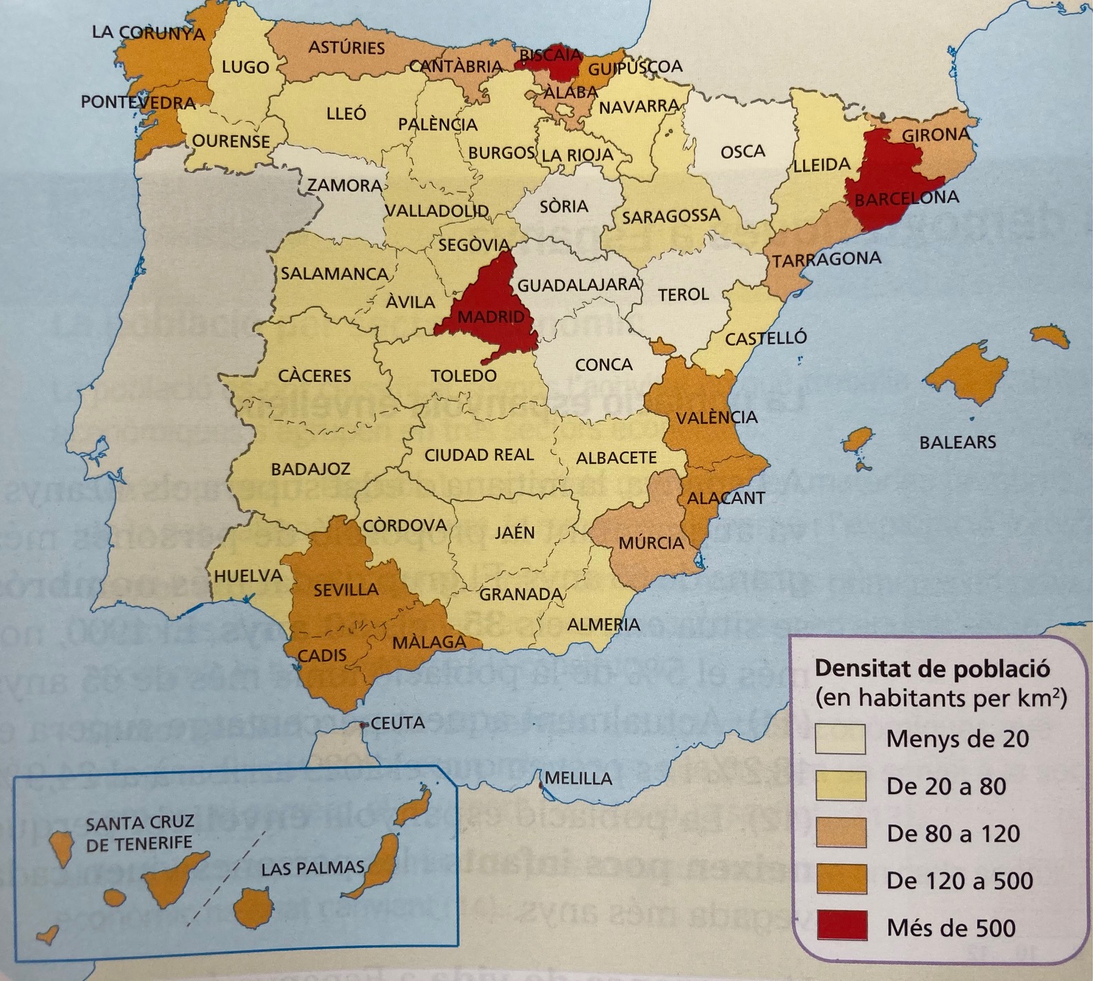 Lo meandre 53 Densitat de població a Espanya i Catalunya