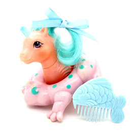 My Little Pony Water Lily Year Five UK Pretty and Pearly Baby Sea Ponies G1 Pony