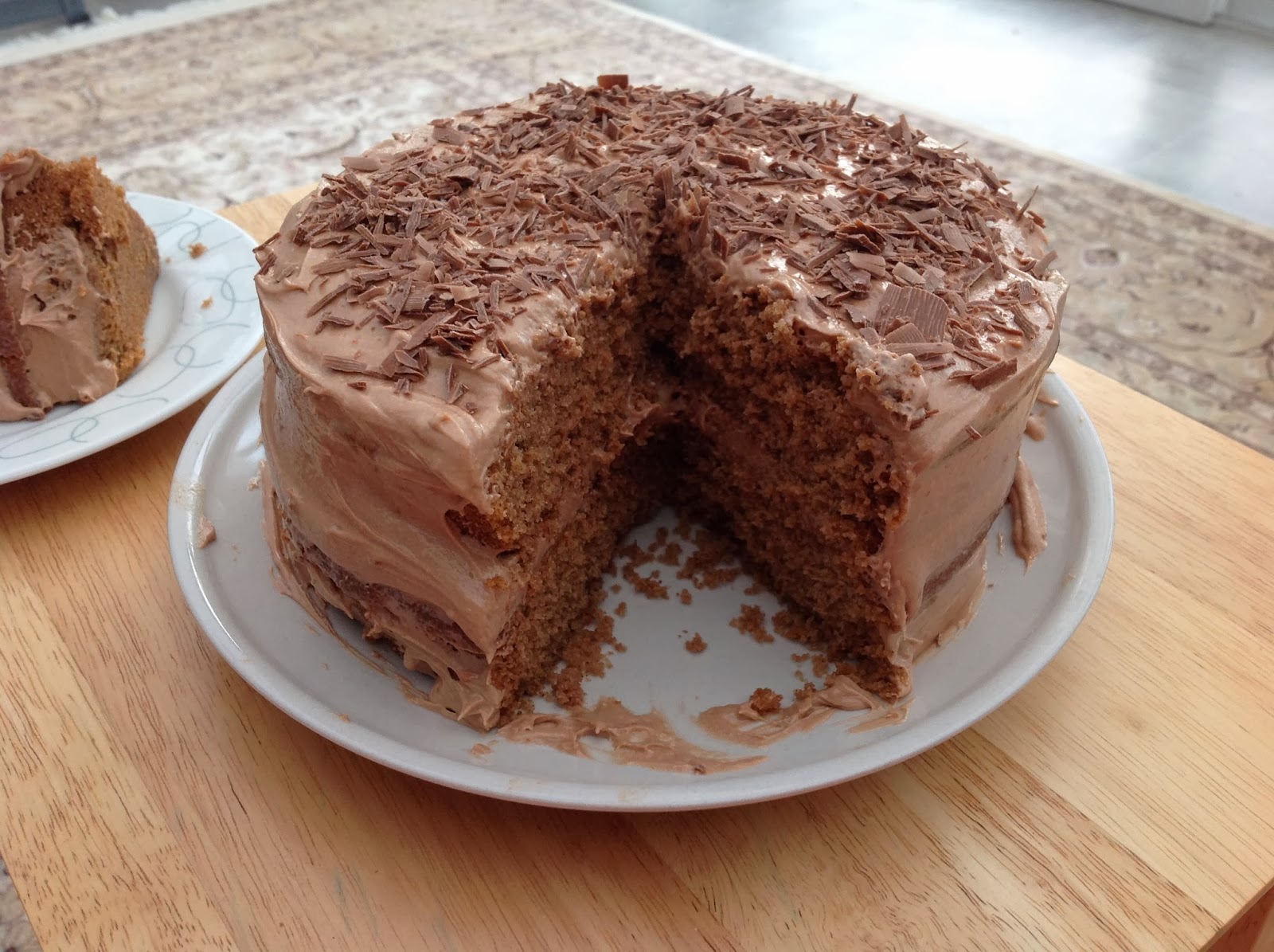 This Muslim Girl Bakes Cinnamon Cake with Chocolate Orange Icing