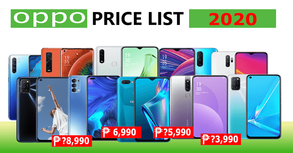 Oppo Smartphones Price List in the Philippines 2023