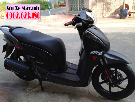 Sơn xe Honda Sh 300i màu đen zin cực đẹp