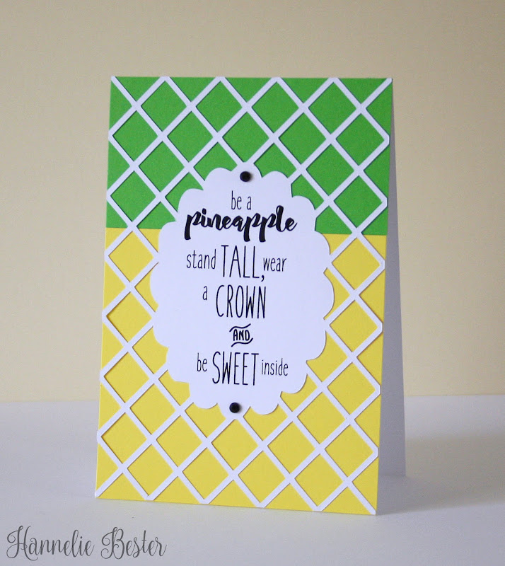 be like a pineapple card