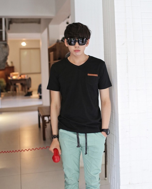 30 Model Baju Kaos Korea Cowok - Model Baju Terbaru dan Update 2019 - 2020