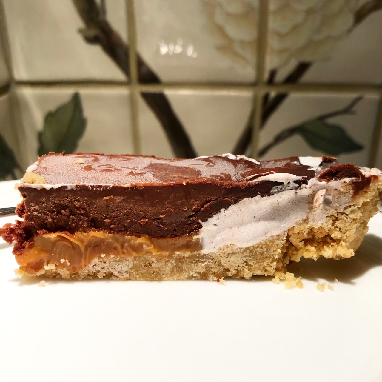 Frozen Mars Bar Tart (Vegetarian)