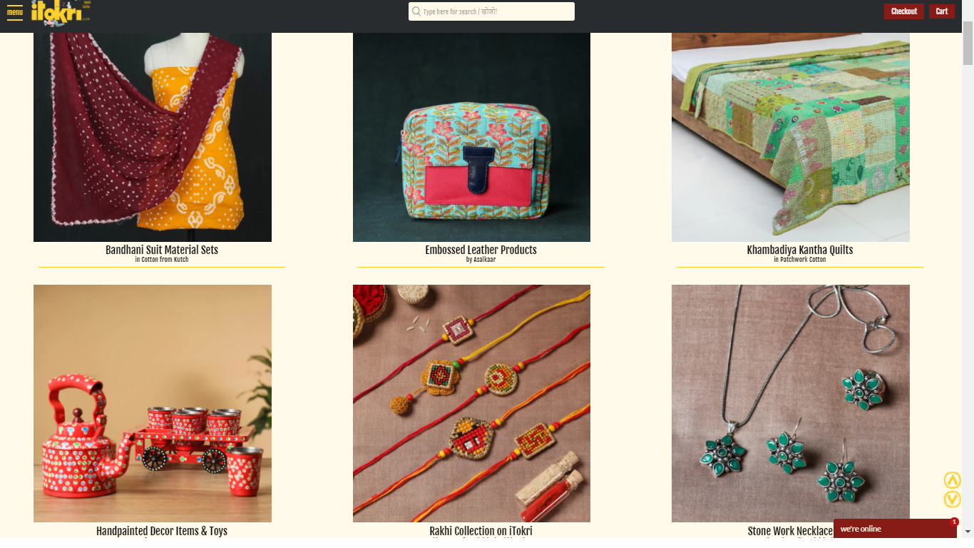 iTokri: Indian Handloom and Hand-Crafted Products Online