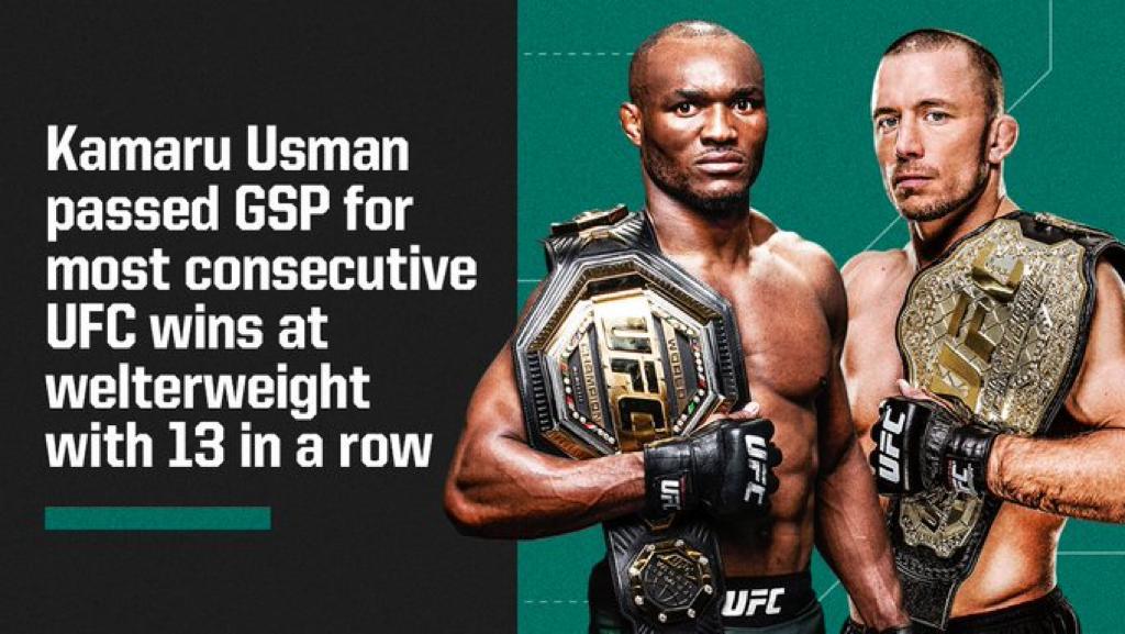 MAX SPORTS UFC KAMARU USMAN SUPERIOR THAN GSP