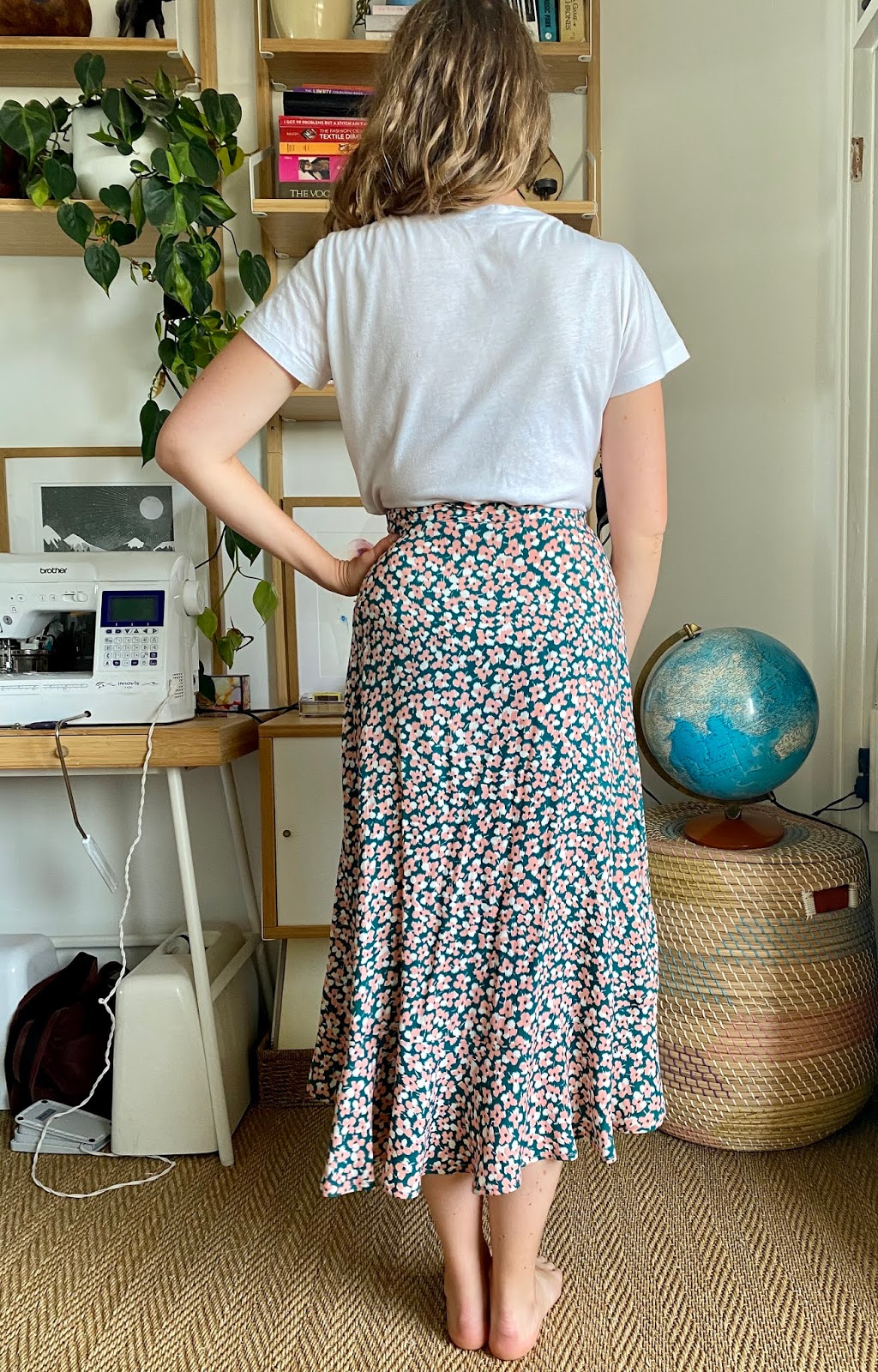 viscose wrap skirt
