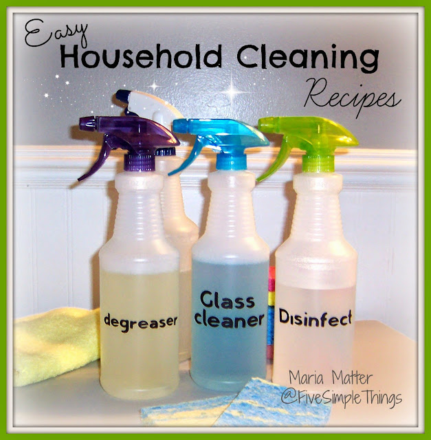 Five Simple Things The Five Days of Spring DIY Cleaners