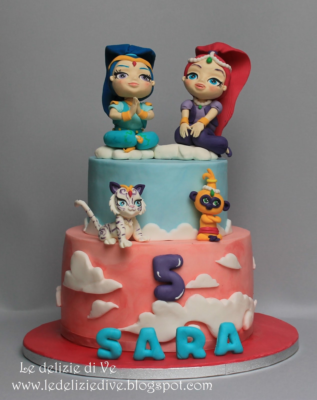 LeDeliziediVe: SHIMMER AND SHINE CAKE