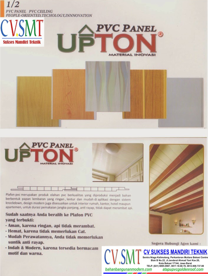 UPTON PVC PLAFON DINDING MODERN MINIMALIS: ATAP PLAFON RUMAH, ATAP ...