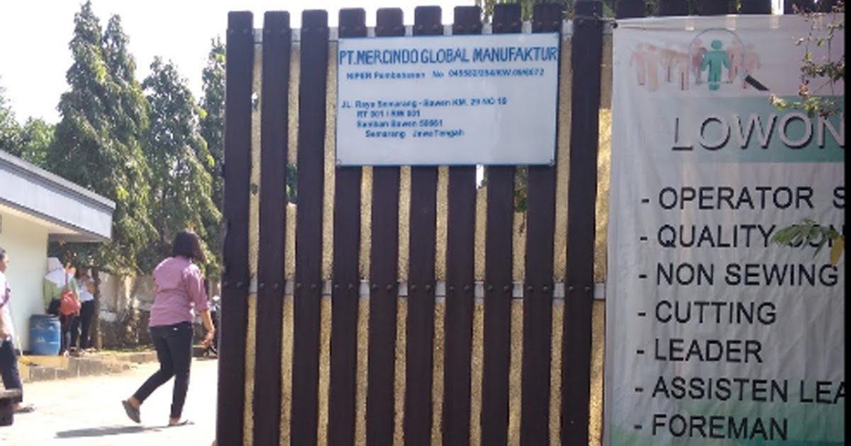 LOKER OPERATOR JAHIT, LEADER SEWING, QC & SABLON/PRINTING DI PT