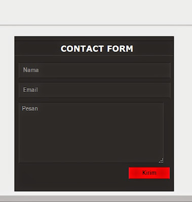 contact form Irvan Dev
