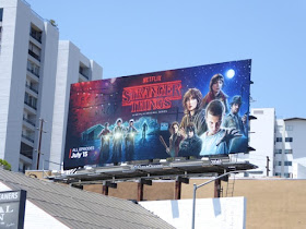 Stranger Things series launch billboard Stranger Things series billboard