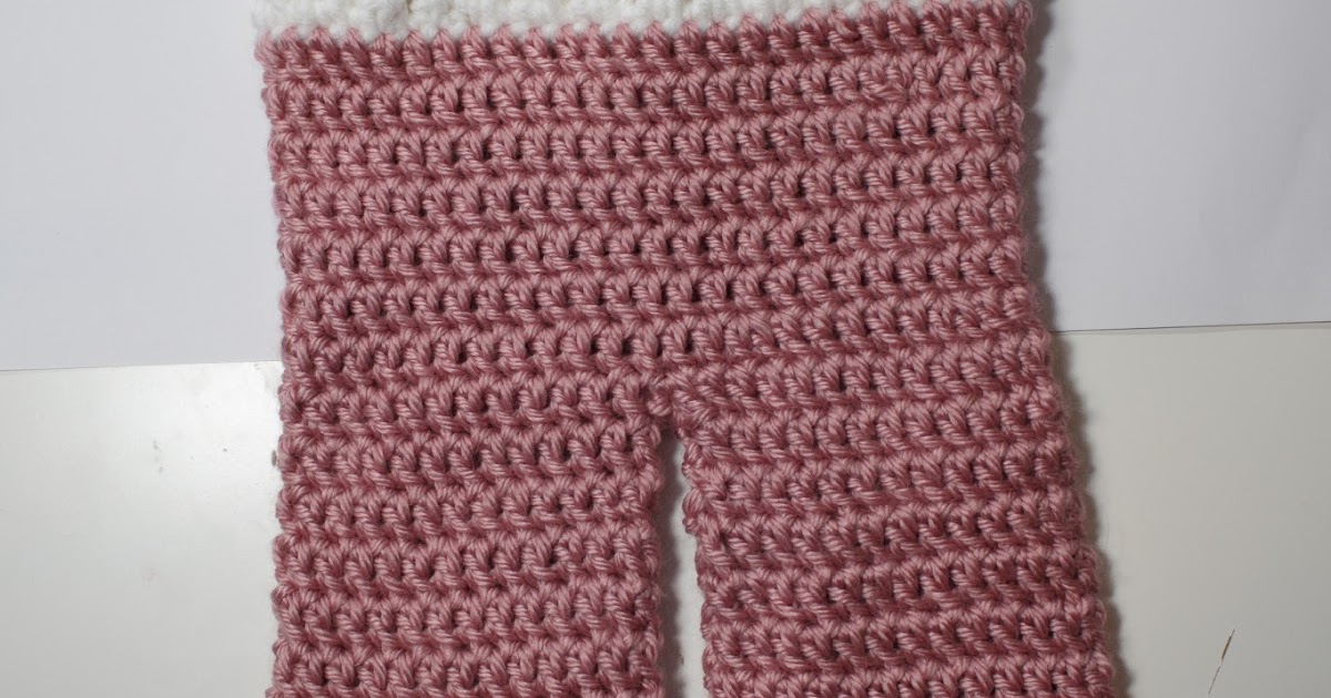 newborn crochet baby pants tutorial Charmed By Ashley