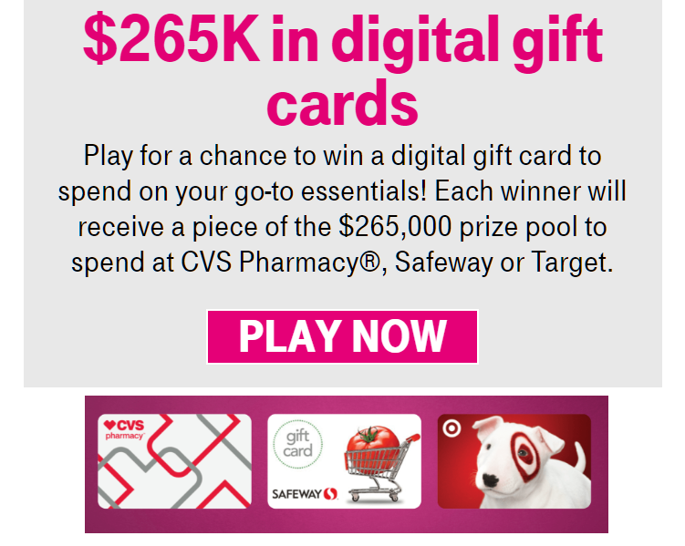 🔥🔥🔥 ENTER NOW TO WIN A 5 TARGET, CVS OR SAFEWAY GIFT CARD