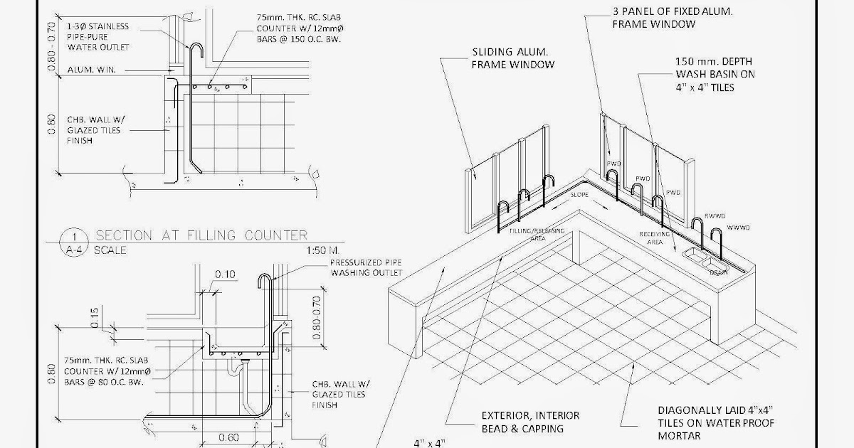 CAD SAMPLE (Water Refilling Station)