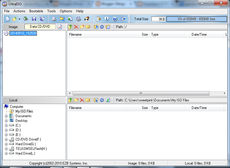 Cara Burning CD dengan ULTRA ISO