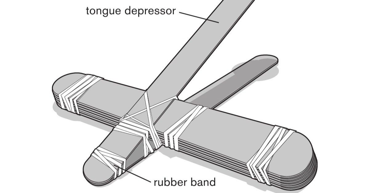 HOW TO MAKE A DEPRESSOR CATAPULT Handmade HOW TO. TOYZ