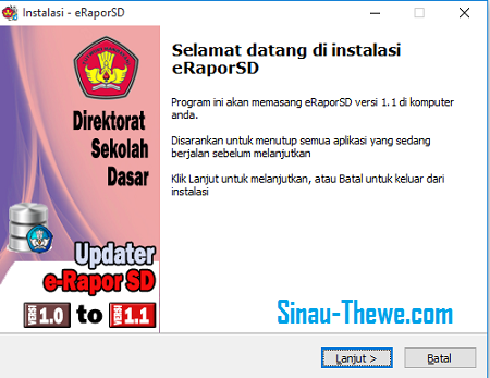 Download Aplikasi E Rapor Sd Versi 1 1 Tahun Pelajaran 2020 2021 Sinau Thewe Com