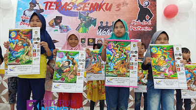 Annyversery 3 Tahun Sanggar Lukis Teras Seniku, Ajak Anak Gemar Dibidang Seni Lukis