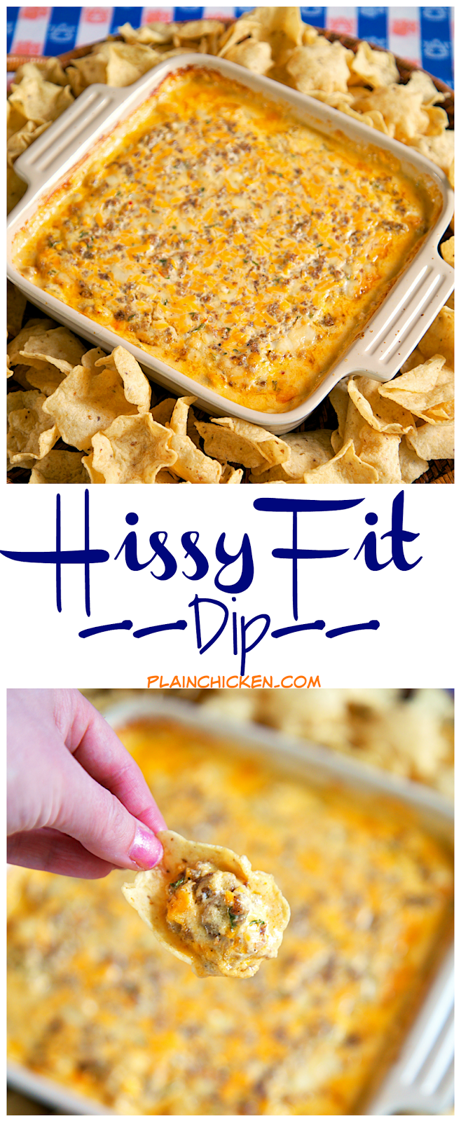 Hissy Fit Dip {Football Friday} Plain Chicken