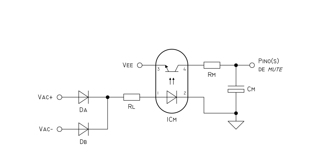 Bloguetrónica Circuito de muting para integrados amplificadores de