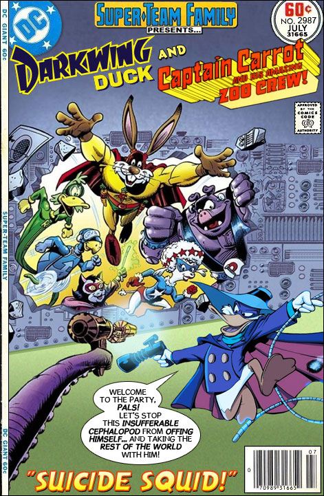 Super Team Family The Lost Issues Darkwing Duck And Captain Carrot His Amazing Zoo Crew