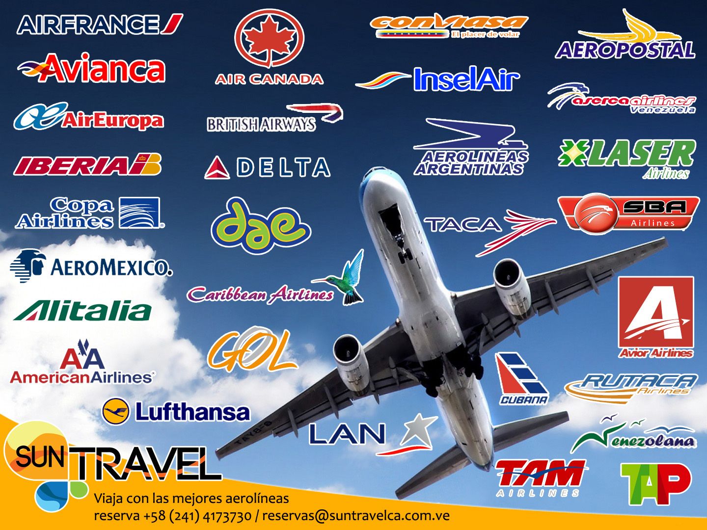 Sun Travel - Agencia Viajes: Equipaje en principales aerolíneas